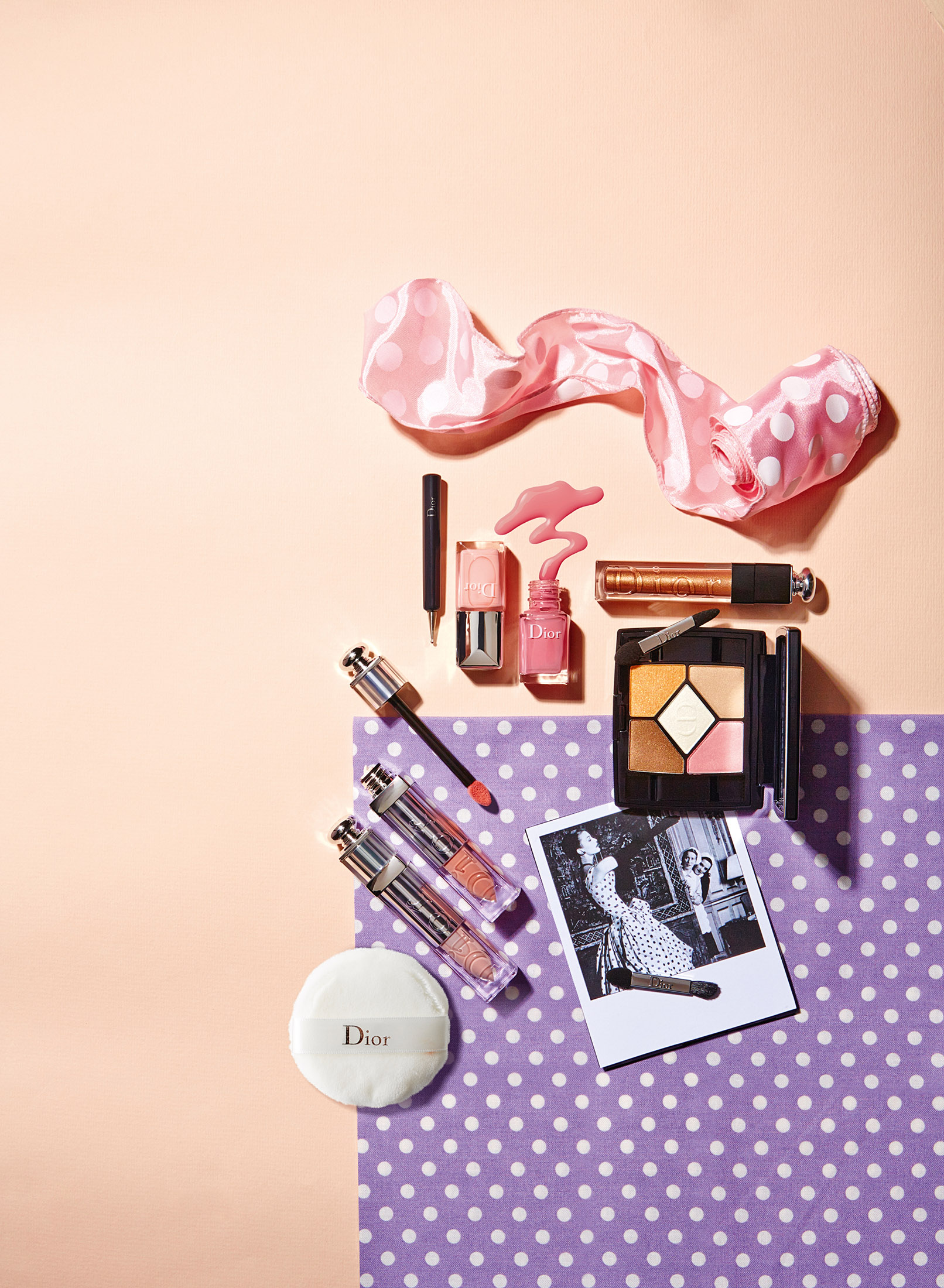 Бьюти-раскладки коллекции Dior Milky Dots